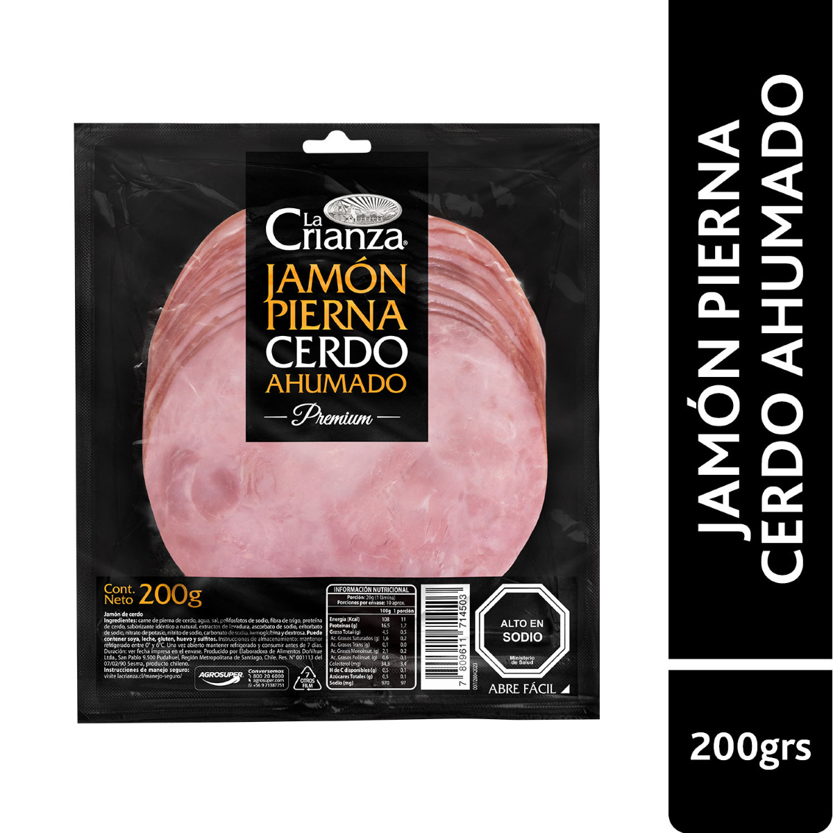 Jamón Campestre Ahumado Laminado